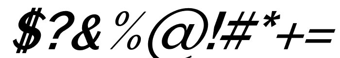 Rockley Bold Italic Font OTHER CHARS
