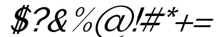 Rockley Italic Font OTHER CHARS