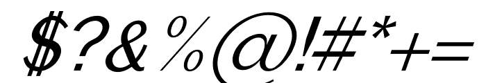 Rockley Regular Italic Font OTHER CHARS