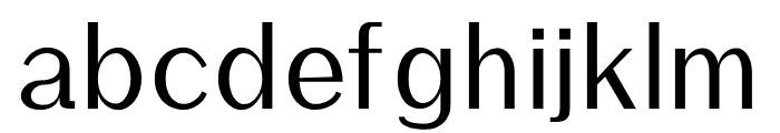 Rockley Regular Font LOWERCASE