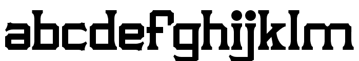 Rocklie Regular Font LOWERCASE