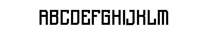 RockmanRegular Font LOWERCASE