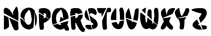 Rockrose Stave Font LOWERCASE