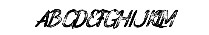 Rockstar Bold italic grunge Font UPPERCASE