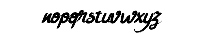Rockstar Bold italic Font LOWERCASE
