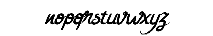 Rockstar italic Font LOWERCASE