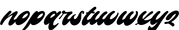 Rockstta Vintage Italic Font LOWERCASE