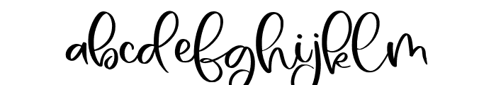 Rockwish Font LOWERCASE