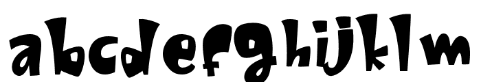 RockyBaby-Regular Font LOWERCASE
