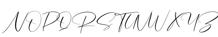 Rockystyle Signature Font UPPERCASE