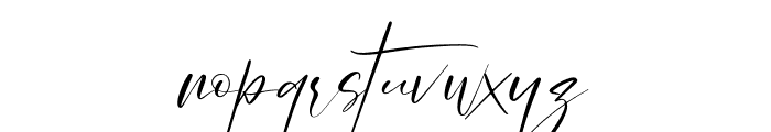Rockystyle Signature Font LOWERCASE