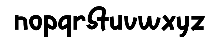 Roctyak Font LOWERCASE