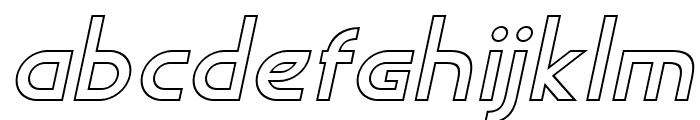 Rodeca Outline Slant Regular FONT