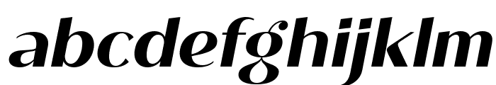 Roden Bold Italic Font LOWERCASE