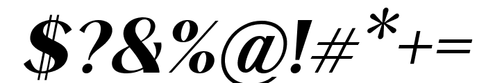 Roden ExtraBold Italic Font OTHER CHARS