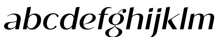 Roden Medium Italic Font LOWERCASE