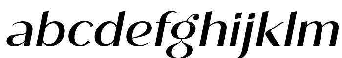 Roden-MediumItalic Font LOWERCASE