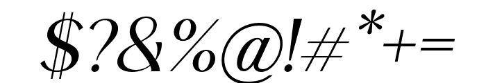 Roden-RegularItalic Font OTHER CHARS