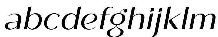 Roden-RegularItalic Font LOWERCASE