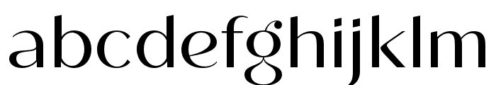 Roden Regular Font LOWERCASE