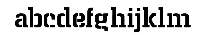 Rodian Serif Stencil Bold Font LOWERCASE