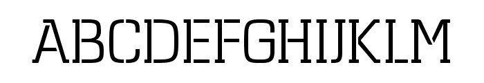 Rodian Serif Stencil Light Font UPPERCASE
