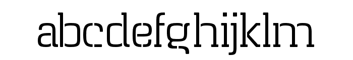 RodianSerifStencil-Light Font LOWERCASE
