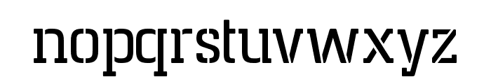 RodianSerifStencil Font LOWERCASE