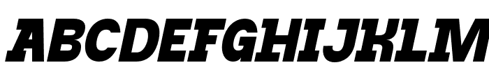 Rofane Mono Black Italic Font UPPERCASE