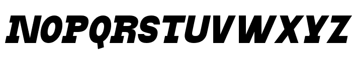 Rofane Mono Black Italic Font UPPERCASE