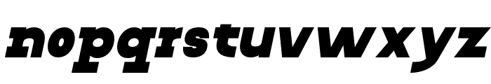 Rofane Mono Black Italic Font LOWERCASE