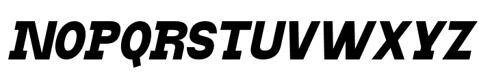 Rofane Mono Extra Bold Italic Font UPPERCASE