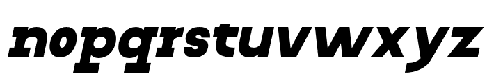 Rofane Mono Extra Bold Italic Font LOWERCASE