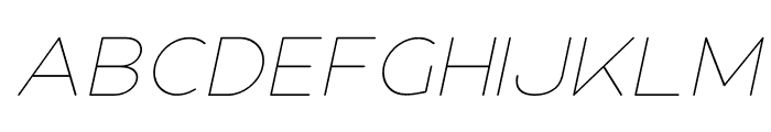 Roger Italic Font LOWERCASE