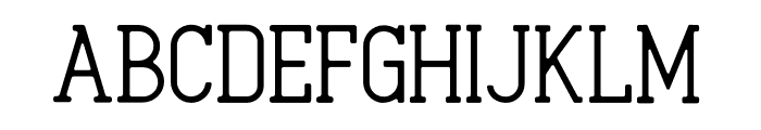 Roger Serif Light Font UPPERCASE