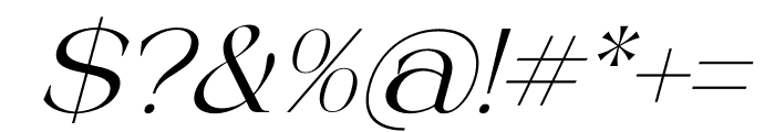 Roghiska Italic Font OTHER CHARS
