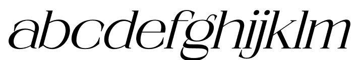 Roghiska Italic Font LOWERCASE