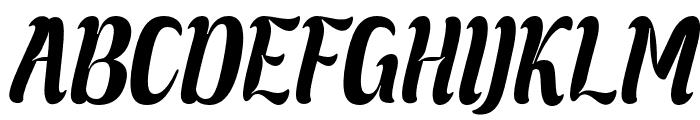 Rogithan Italic Font UPPERCASE
