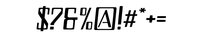 Rogotanic Italic Font OTHER CHARS