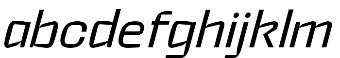 Rogy Light Italic Font LOWERCASE