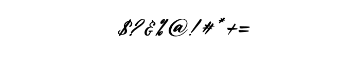 Roisthand Qabrilon Italic Font OTHER CHARS