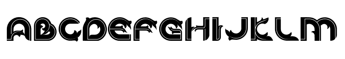 Rokanoso-Regular Font UPPERCASE