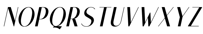 Roku-Italic Font UPPERCASE