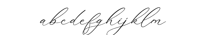 Rokuna Alenthush Script Font LOWERCASE