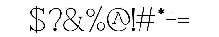 Roletta-Regular Font OTHER CHARS