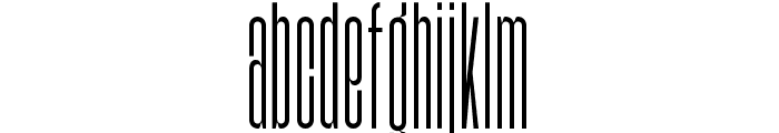 Rolf-Thin Font LOWERCASE
