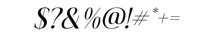 Rolisand Italic Font OTHER CHARS