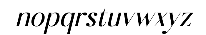 Rolisand Italic Font LOWERCASE