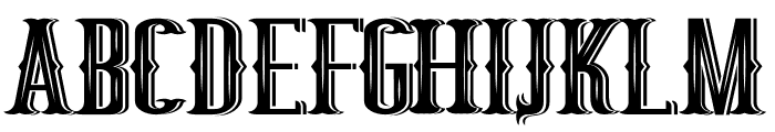 RollKing Shadow Font UPPERCASE