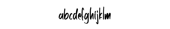 RollercoasterRegular Font LOWERCASE